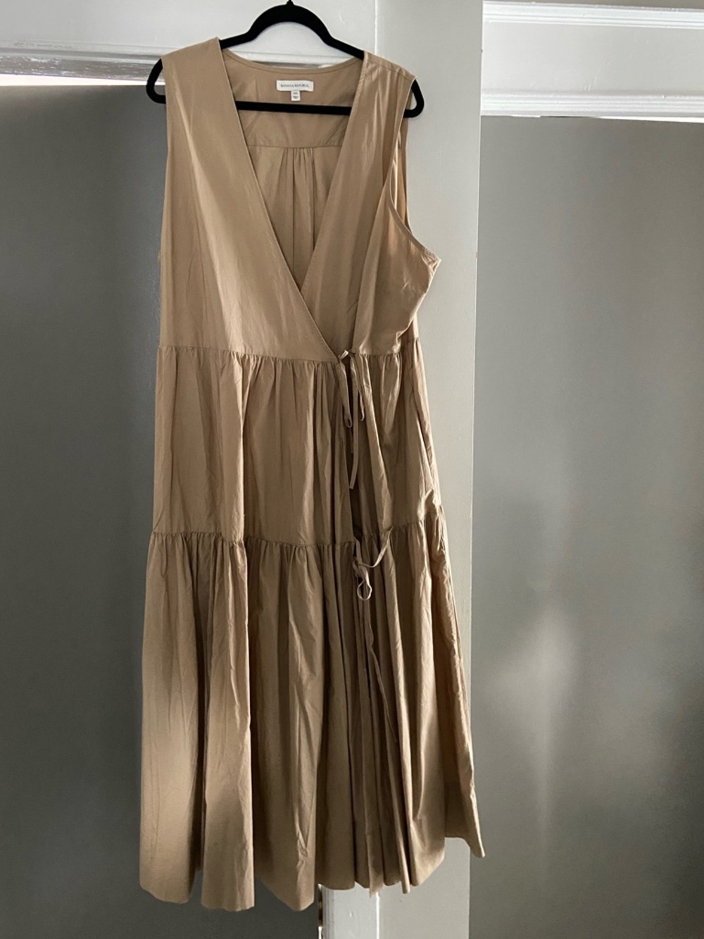Banana Republic tan swing dress XXL